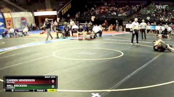 113 Class 2 lbs Quarterfinal - Camden Henderson, Sullivan vs Will Erickson, Cameron