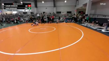 95 lbs Champ. Round 2 - Liam Gonzales, Dead Shot Wrestling Club vs Logan Johnson, Spartan Mat Club