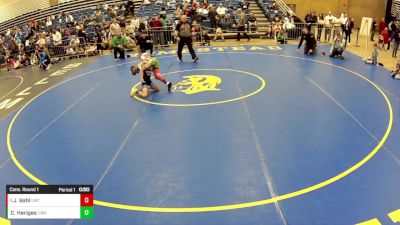 12U Boys - 63 lbs Cons. Round 1 - Jebsen Bahl, Lancaster Wrestling Club vs Colton Heriges, Contenders Wrestling Academy