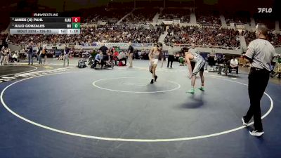 126-D3 1st Place Match - Julio Gonzales, Mohave High School vs James (JJ) Pahl, American Leadership Academy - Gilbert North