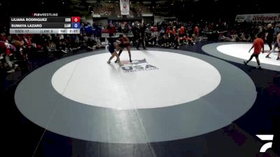 145 lbs Liliana Rodriguez, SDIKWA - San Diego-Imperial Kids Wrestling Association vs Sumaya Lazaro, LAWA - Los Angles Wrestling Association