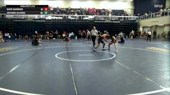 141 lbs Champ. Round 2 - Nate Barrios, Delta College vs Arturo Alfaro, Moorpark College