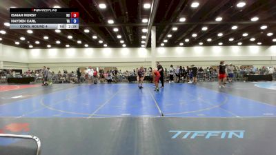 157 lbs Cons. Round 4 - Isaiah Hurst, NC vs Hayden Carl, VA