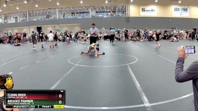 52 lbs Round 1 (6 Team) - Cuinn Reed, Capital City WC vs Brooks Fawber, Midlothian Miners WC