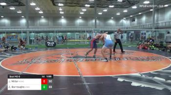 220 lbs Quarterfinal - Joseph Miller, No Mercy vs Zackery Burroughs, Team USA-Kansas