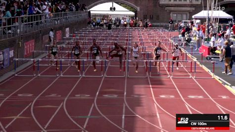 Watch College Women's 100m Hurdles Prelims (Event 352) Heat 2 At 2026 Penn Relays