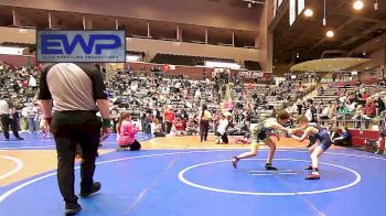 90 lbs Quarterfinal - Cael Hoover, Springdale Youth Wrestling Club vs Jack Westlake, Spartan Wrestling Academy