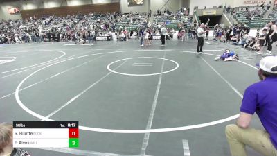 50 lbs Consi Of 4 - Remington Huotte, Buckaroo WC vs Francheska Alves, Willows Wrestling
