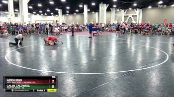 138 lbs Quarters & Wb (16 Team) - Aiden King, S.E.O. Wrestling Club- Blue vs Caleb Caldwell, Team STL Black