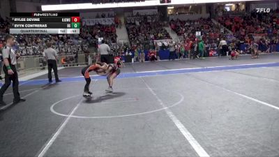 65 lbs Quarterfinal - Evyn Contreras, Bonner Springs vs Rylee Devine, Hoisington Jr Cardinal Wrestling Club