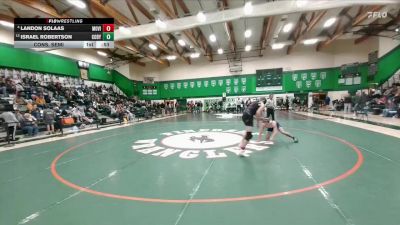 165 lbs Cons. Semi - Landon Solaas, Mountain View vs Israel Robertson, Cody