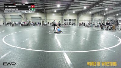 77 lbs Quarterfinal - Talan Berube, Smittys Barn vs Beckett Moyer, Moyer Elite