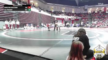 165 lbs Semifinals (8 Team) - Eli Probst, TUTTLE vs Brelynn Macomb, FT. GIBSON