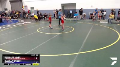 55 lbs Rr2 - Isabella Graham, Mat-Su Matmen vs Kiera-Lee Jones, Baranof Bruins Wrestling Club