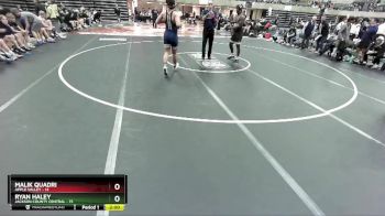 215 lbs Round 1 (4 Team) - Ryan Haley, Jackson County Central vs Malik Quadri, Apple Valley