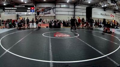 61 kg Champ. Round 1 - Teagan Block, Wolves Wrestling Club vs Devin Gomez, Western Colorado Wrestling Club