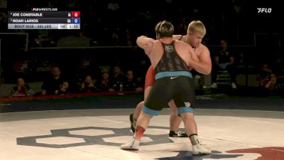 285 lbs 1st Place Match - Joe Constable, IA vs Noah Larios, CA