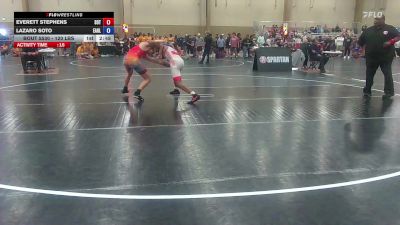 120 lbs Semifinal - Everett Stephens, SONS OF THUNDER vs Lazaro Soto, Eagle Wrestling Club-Duals