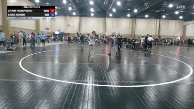 132 lbs Round Of 16 - Chaim Rosenberg, Youth Impact Center Wrestling Club vs Cano Austin, Charlotte Hammerheads