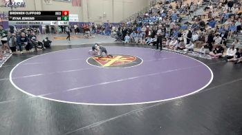 132 lbs Champ. Round 2 - Ryan Jenkins, Independence vs Brennen Clifford, Union County