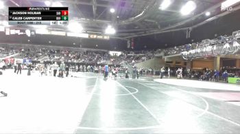 215 lbs Champ. Round 3 - Jackson Holman, Sandpoint vs Caleb Carpenter, Buhl