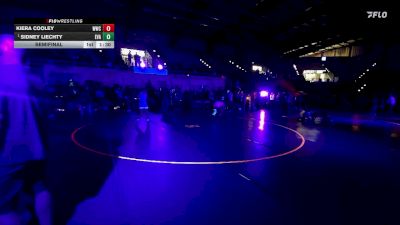 124-130 lbs Semifinal - Sidney Liechty, Evanston vs Kiera Cooley, Warrior Wrestling Club