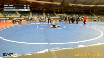 120 lbs Consolation - Sidda Evans, Ogden's Outlaws Wrestling Club vs Lennox Gebara, Greater Heights Wrestling