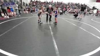 55 lbs Rr Rnd 5 - Isaac Bergley, Hennessey Takedown Club vs Bryer Kincaid, Blackwell Wrestling Club