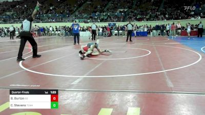 118 lbs Quarterfinal Brycen Burton Duncan Demons vs Cole Stevens Team Choctaw