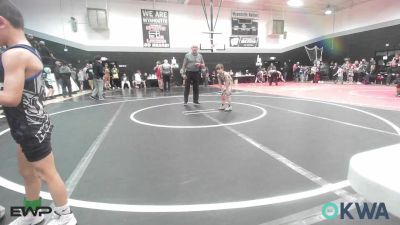 46-55 lbs Rr Rnd 3 - Michael Cawthorne, Tiger Trained Wrestling vs Heston Hayes, Vinita Kids Wrestling