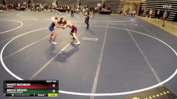 152 Championship Bracket Cons. Round 4 - Brock Brown, Cambridge-Isanti vs Wyatt Rothrum, Anoka