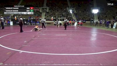 1-5A 138 3rd Place Match - Kensley Baker, LeFlore Magnet High School vs Natalie Guizar, Montevallo
