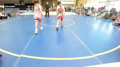 107 lbs Rr Rnd 2 - Julie Albert, ICWL Bruisers Girls vs Madeleine Sousa, CT Whale Girls