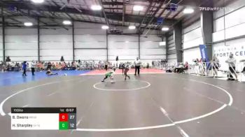 100 lbs Prelims - Ben Owens, Ragin Raisins Catawba vs Henry Sharpley, Ohio Titan Scarlet