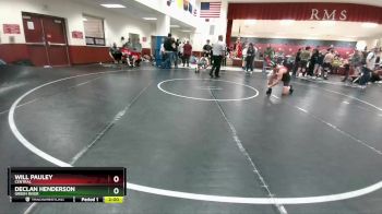 170 lbs Champ. Round 2 - Declan Henderson, Green River vs Will Pauley, Central