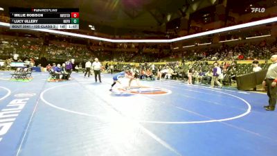 125 Class 2 lbs Champ. Round 1 - Millie Robison, Northwest vs Lucy Ullery, North Point