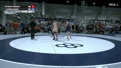70 kg Cons. Rd Of 32 - Esteban Armenta, Valley Wrestling Club vs Corbin Ramos, Kenosha Wrestling Academy