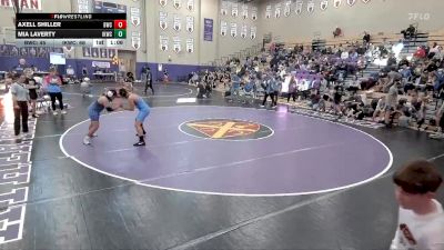 160 lbs Round 2 (8 Team) - Axell Shiller, Brentwood Wrestling Club vs Mia Laverty, Iron Knights Wrestling Club