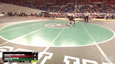 6A-175 lbs Cons. Round 2 - Snowden Gabrielsen, Beaverton vs Preston Rouse, Mountainside