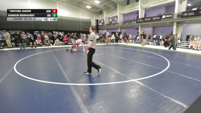 138 lbs Champ. Rd Of 16 - Mitchel Baker, Jackson High School Wrestling vs Karson Reinhardt, Sebolt Wrestling Academy