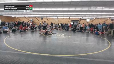 152 lbs Consi Of 8 #1 - Camden Spry, Great Bend vs Mason Wagner, Northumberland
