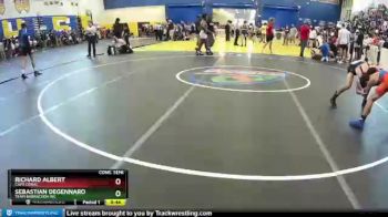 106 lbs Cons. Semi - Richard Albert, Cape Coral vs Sebastian Degennaro, Team Barracuda WC