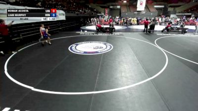 88 lbs Roman Acosta, SJWA - San Joaquin Wrestling Association vs Liam Murphy, OCWA - Orange County Wrestling Association
