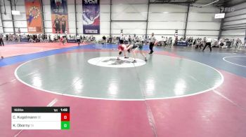 160 lbs Round Of 64 - Connor Kugelmann, DE vs Kolten Oborny, TX