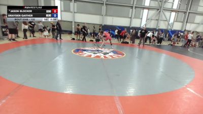 138 lbs Cons. Round 4 - Jason Blocker, Reality Sports Wrestling Club vs DRAYDEN GAITHER, Moses Lake Wrestling Club