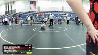 117 lbs 7th Place Match - Gavin Snyder-Davis, Leo Wrestling Club vs Ignacio Ortega, Highland Wrestling Club