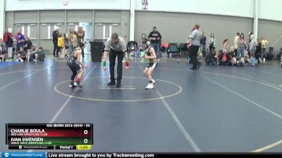 53 lbs Cons. Round 3 - Charlie Boula, Red Lion Wrestling Club vs IVAN SWENSEN, Great Neck Wrestling Club