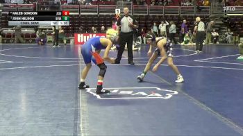 1A-106 lbs Cons. Semi - Kaleb Gordon, Jesup vs Josh Nelson, Nodaway Valley