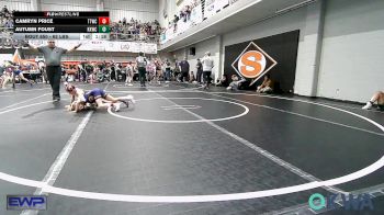62 lbs Rr Rnd 4 - Camryn Price, Team Tulsa Wrestling Club vs Autumn Foust, Keystone Kids Wrestling Club