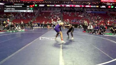 3A-215 lbs Cons. Round 2 - LaFoy Hall, Southeast Polk vs Trace Tecklenburg, Johnston